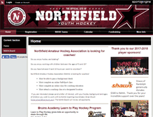 Tablet Screenshot of northfieldvtyouthsports.com